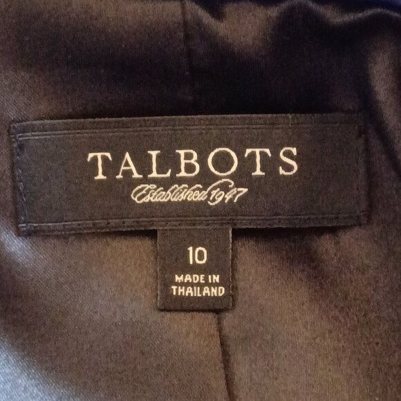 EUC Talbots "The Kate Fit" Vibrant Royal Blue One-Button Wool Blazer Size 10 - Picture 5 of 6